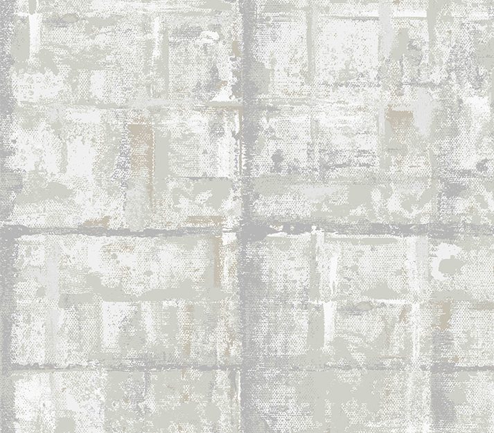 Patina, Mist Grey Luxury Textured, 1838 Wallcoverings, 5.3mp / rola