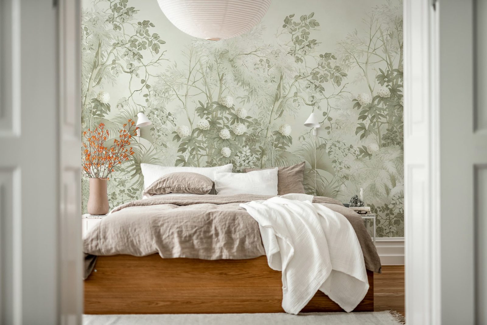 Tropical Bush, Beige, Rebel Walls 2