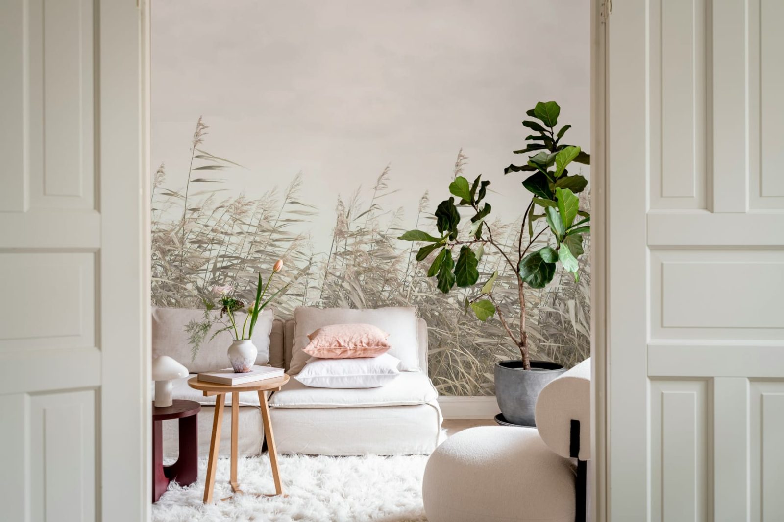 Dreamy Reed, Pink, Rebel Walls 3