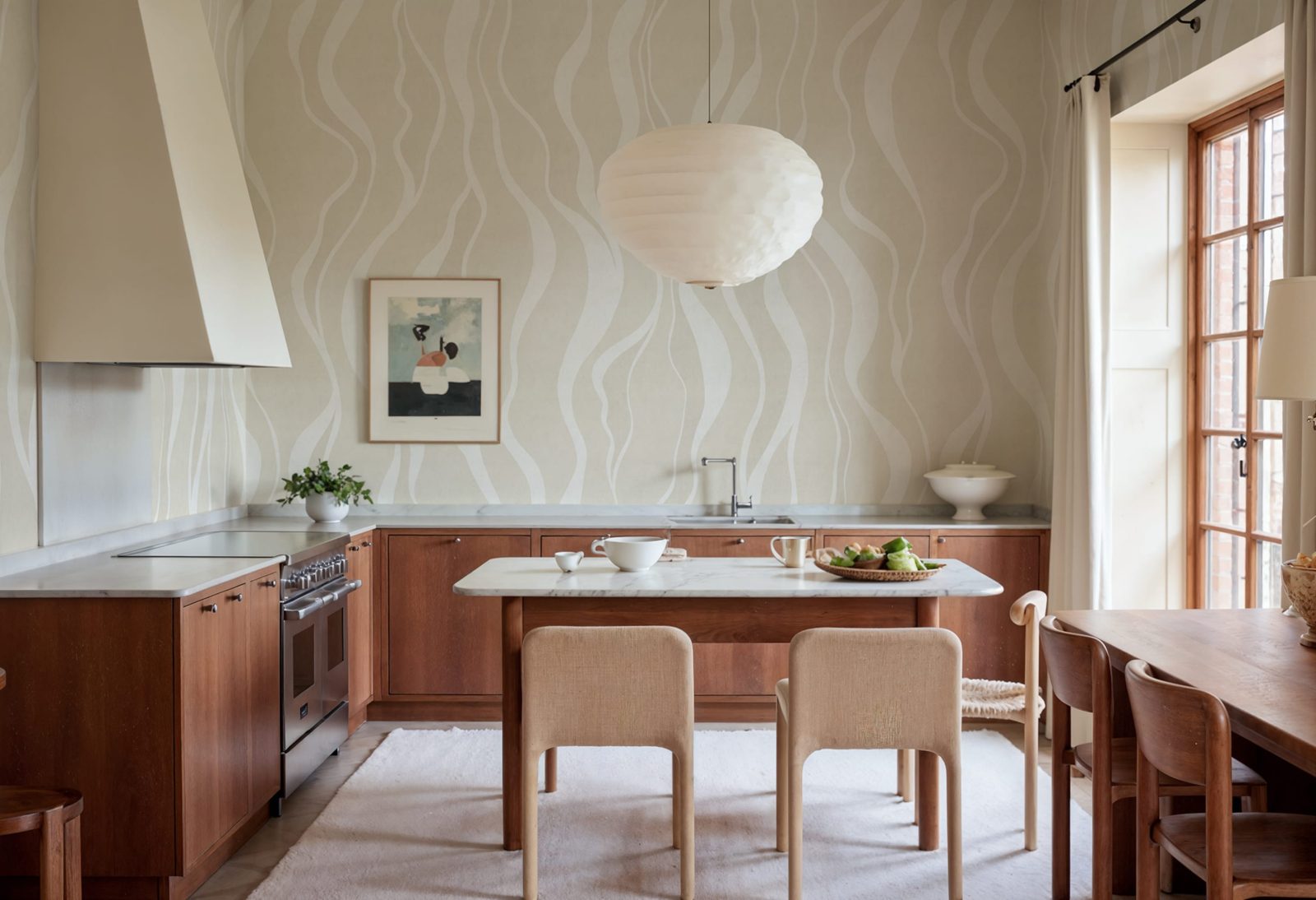 Gentle Lines, Beige, Rebel Walls 2