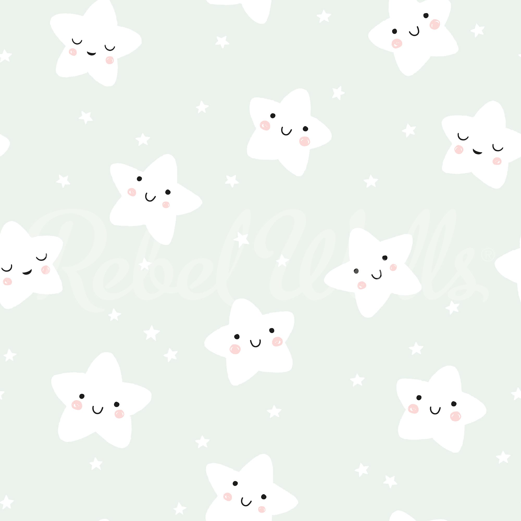Cute Stars, Mint, Rebel Walls