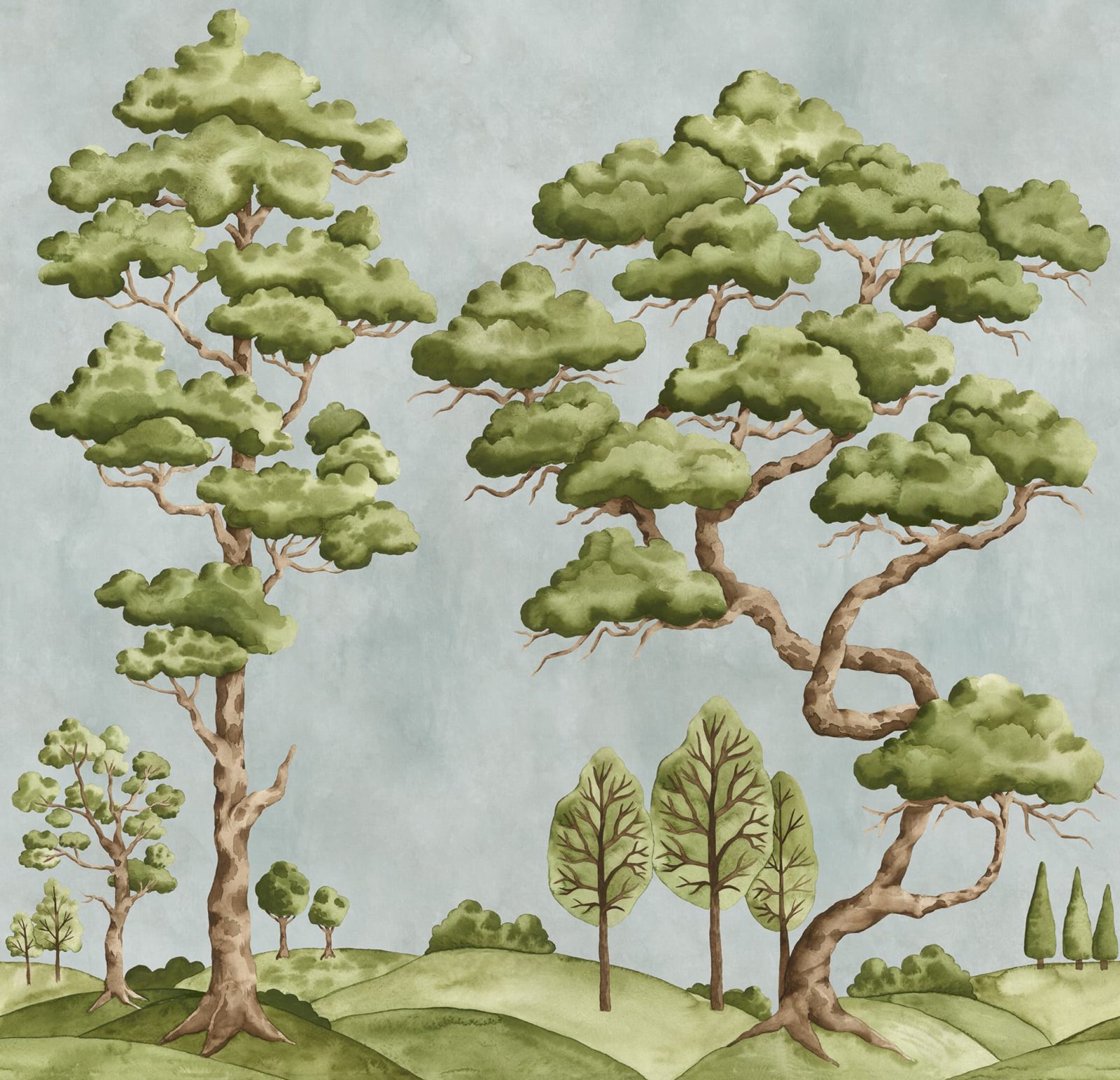 Poetic Trees, Light Blue, Rebel Walls