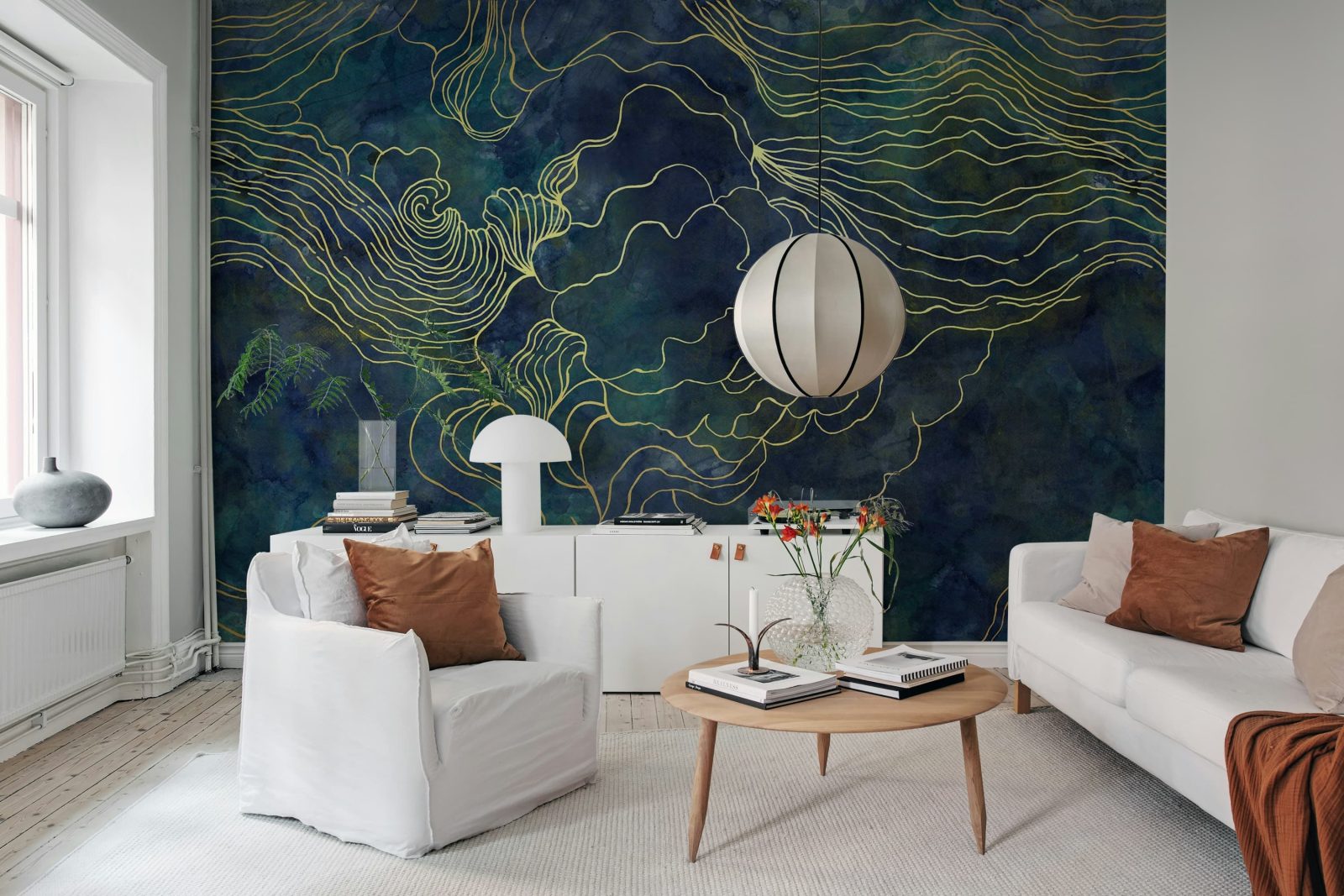 Opulence Storm, Dark Blue, Rebel Walls 3