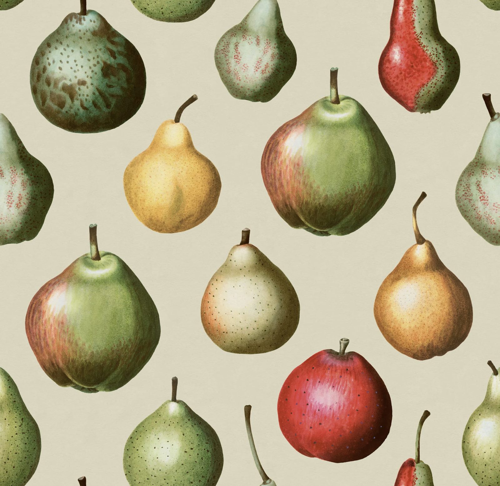 Vintage Pear, Happy, Rebel Walls