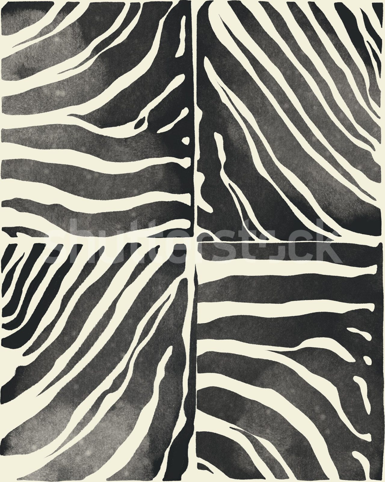 Savanna Stripe, Black & White, Rebel Walls