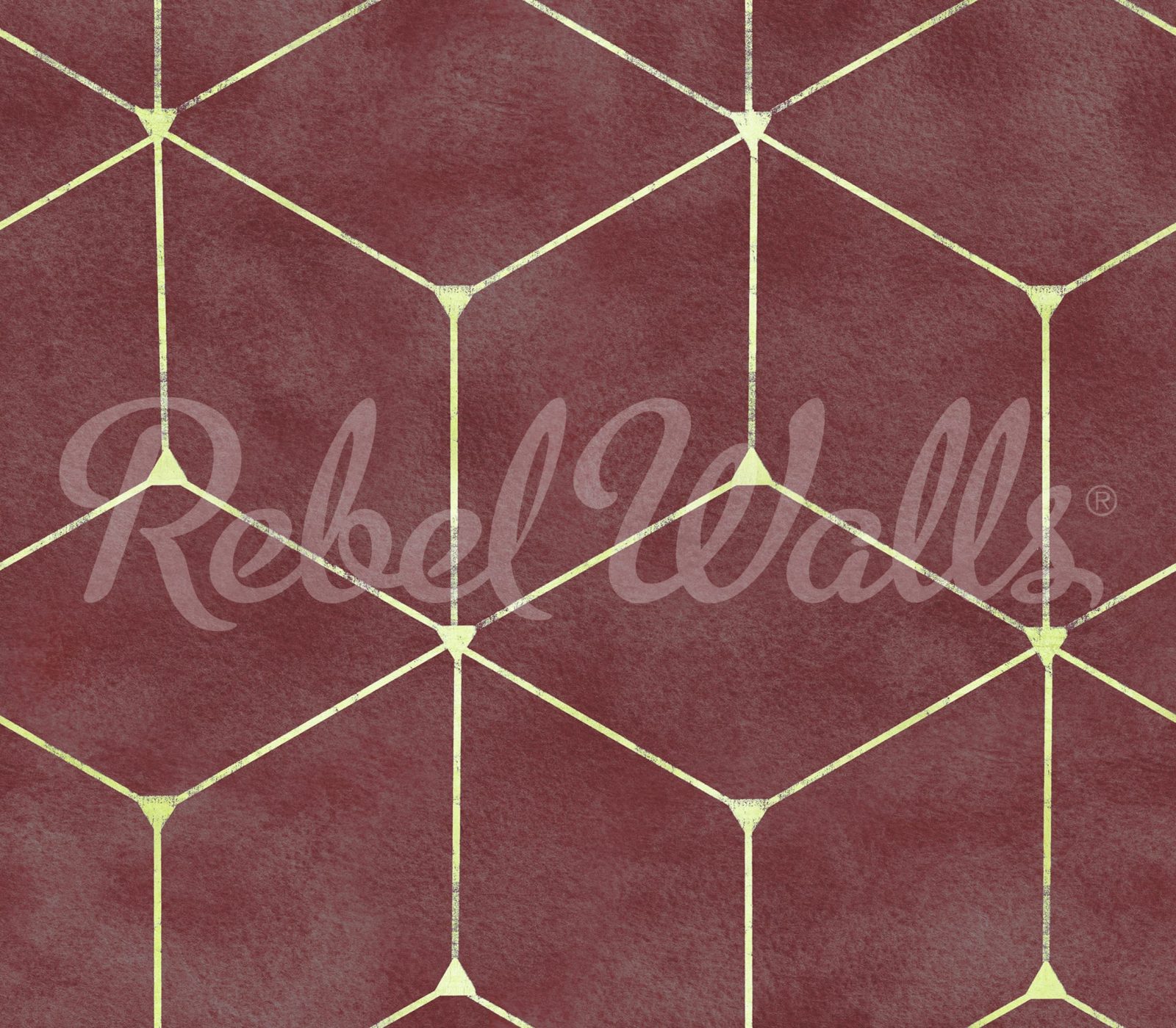 Hexaeder, Burgundy, Rebel Walls