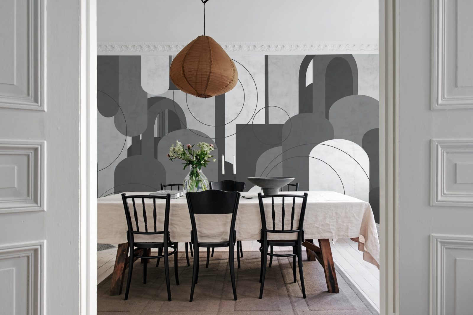 Lovely Arches, Graphite, Rebel Walls 3