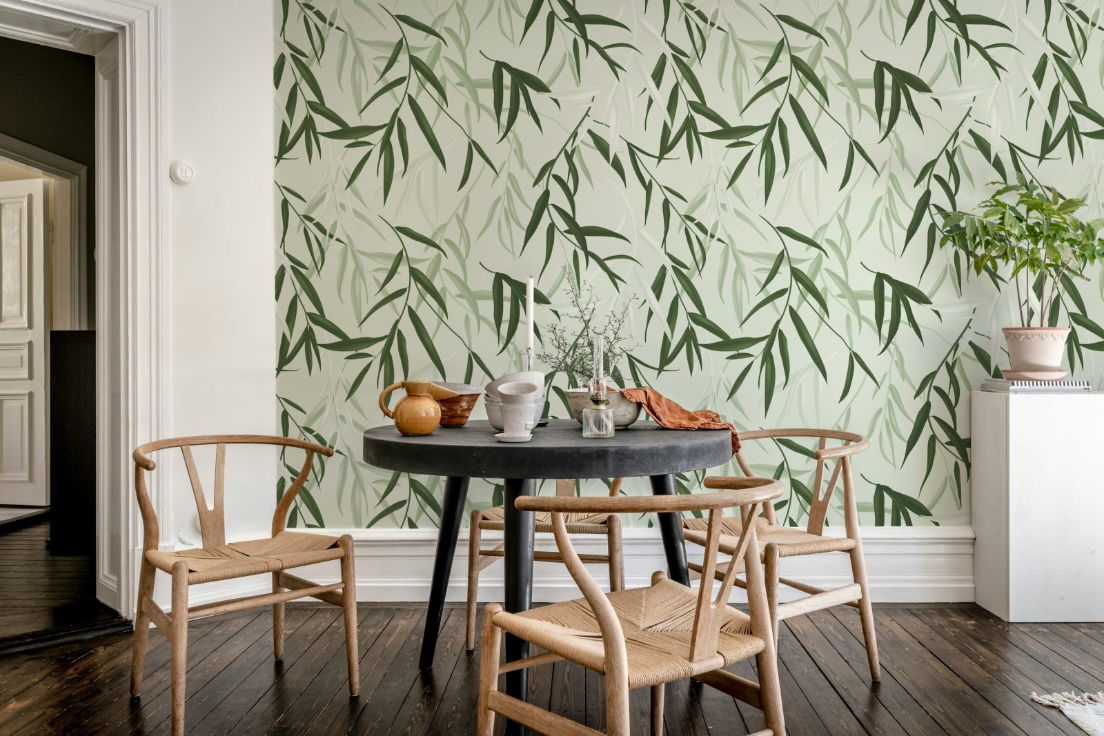 Bamboo Jungle, Green, Rebel Walls 3