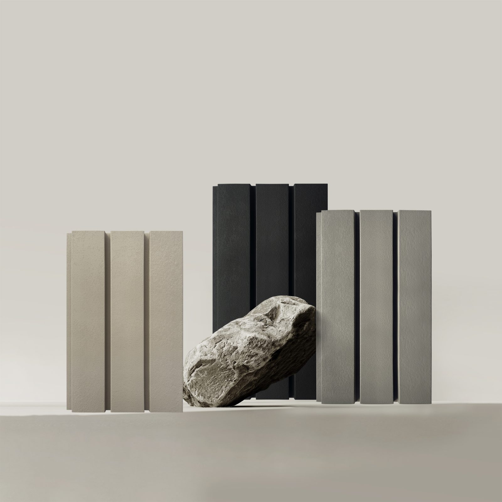 Riflaj decorativ Roca, Stormy Grey, 270x25cm, Lamelio 6