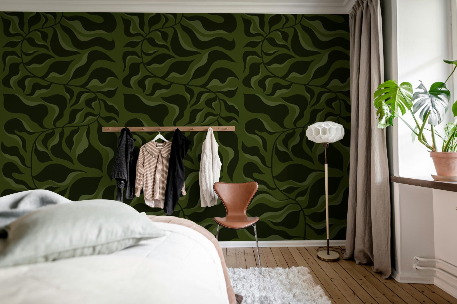 Bold Botanica, Dark Green, Rebel Walls 2