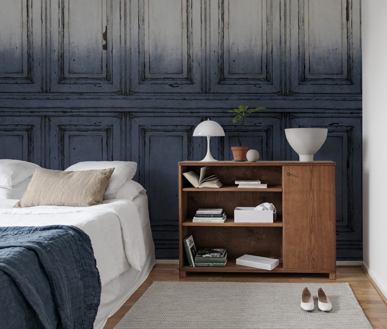 Parisian Panels, Dip Dye Blue, Rebel Walls 3