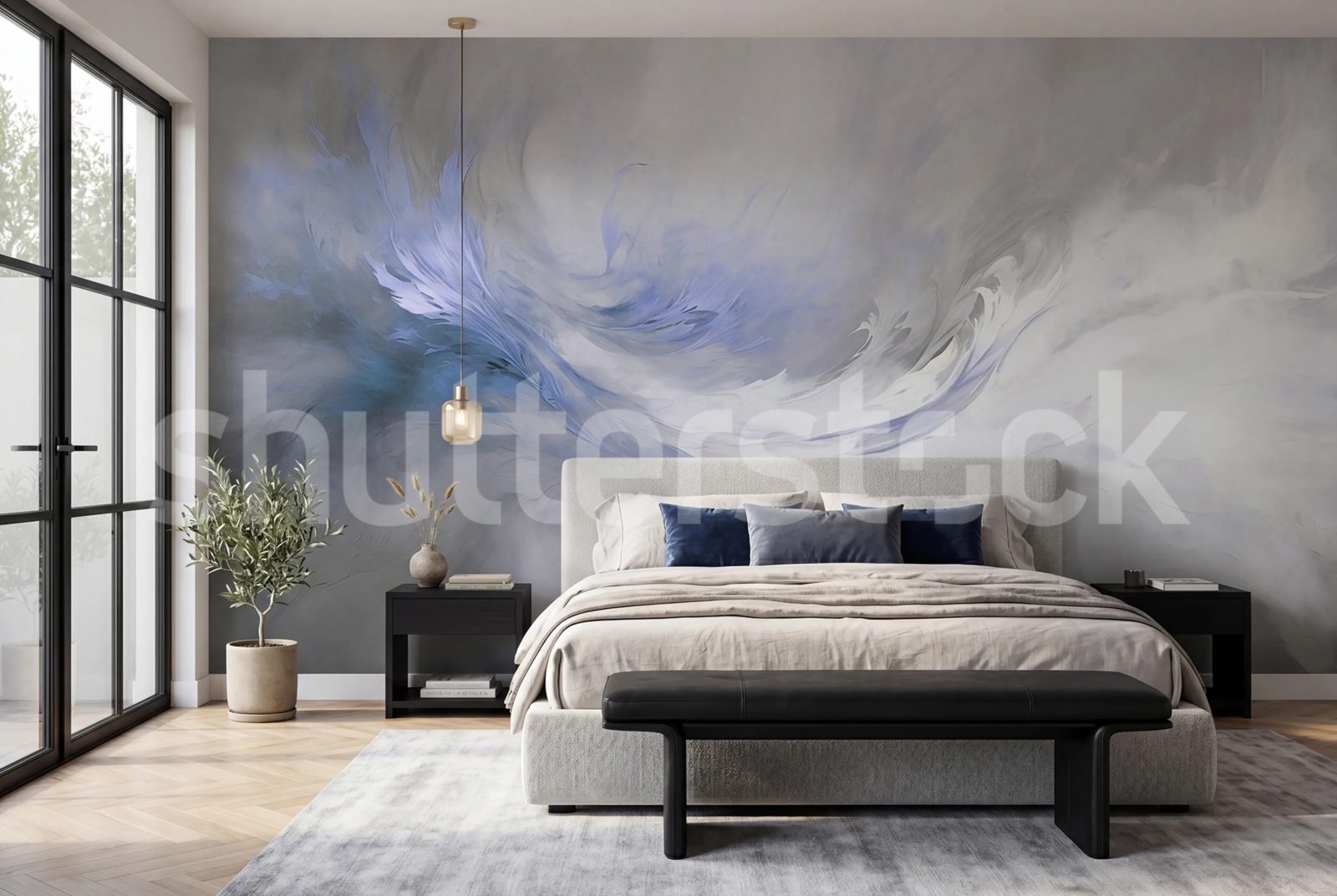 Aqua Flow, Blue, Rebel Walls 2