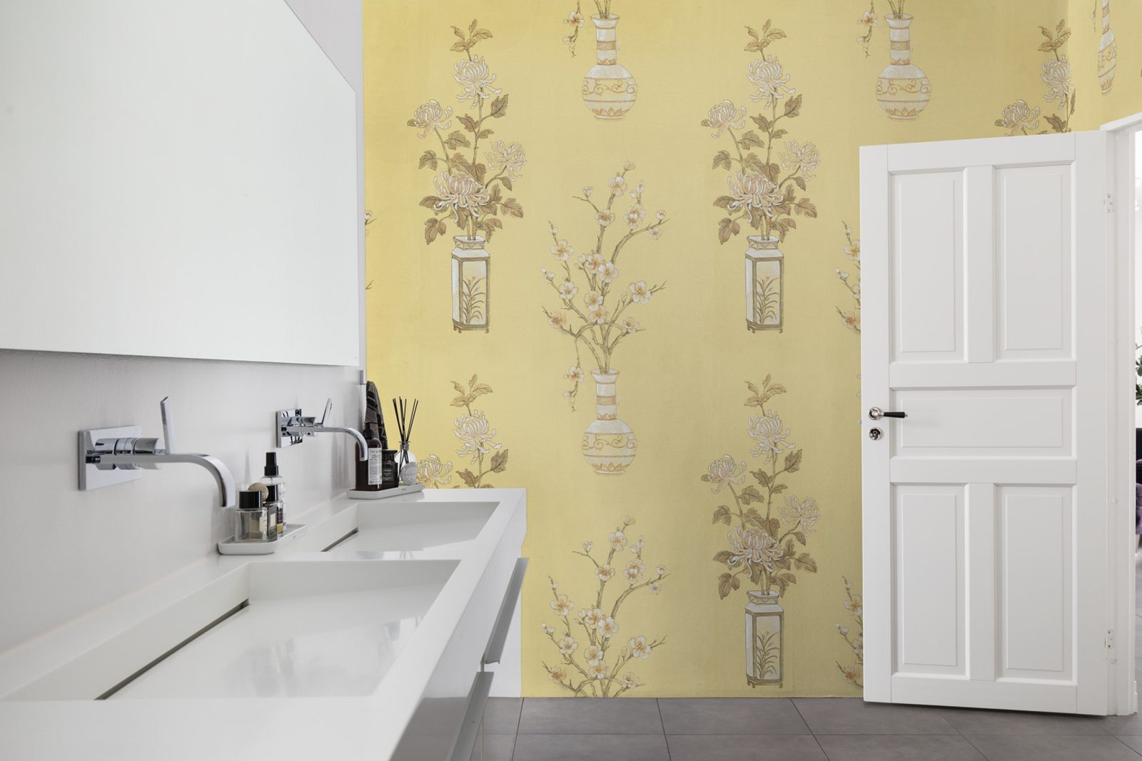 Japanese Vases, Saffron, Rebel Walls 3