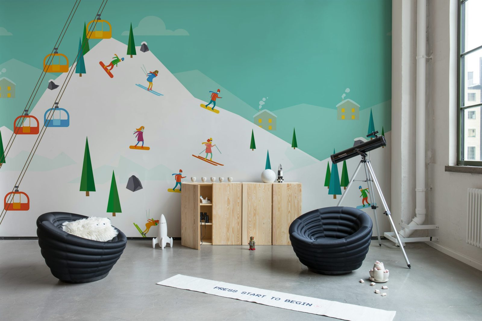 Winter Holiday, Multi, Rebel Walls 3
