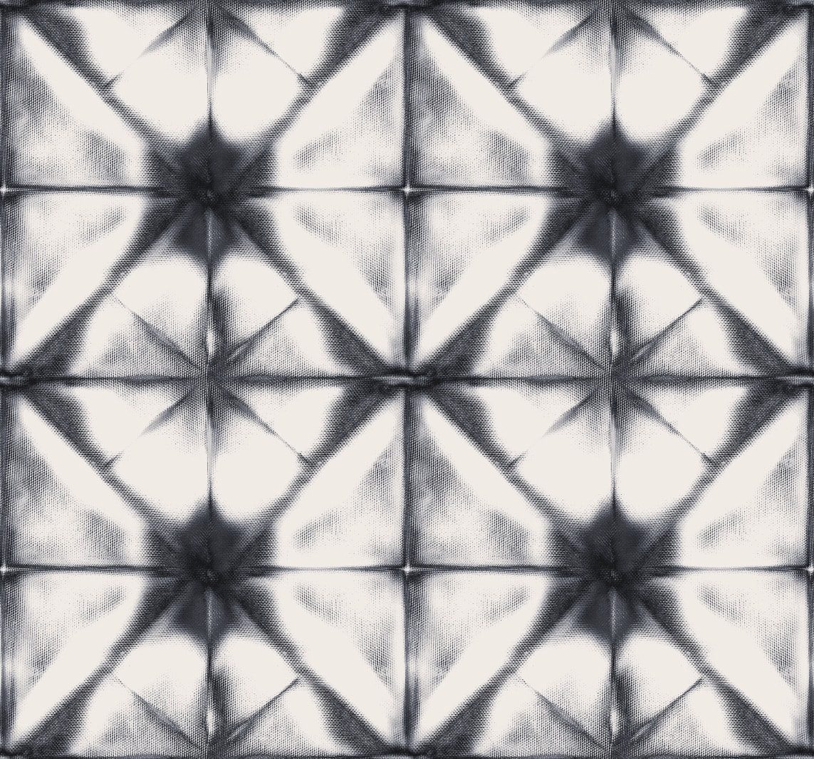 personalizabil Tie Dye Kaleidoscope, Dark Blue, Rebel Walls, 5 mp / rola