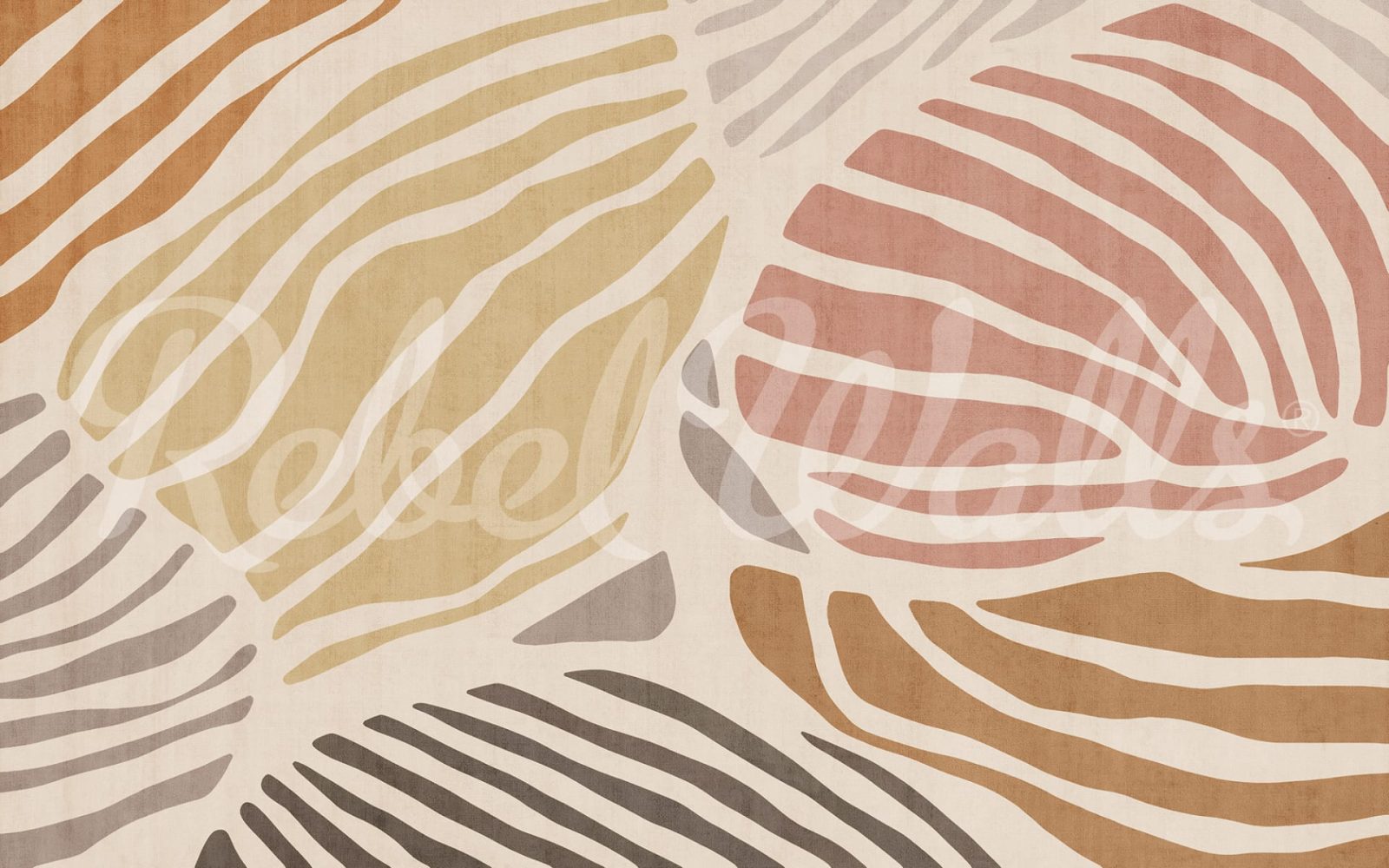 Graphic Leafs, Coral, Rebel Walls