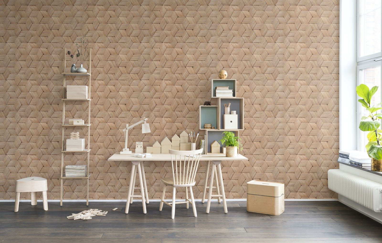 Birch Bark Braids, repetitiv, Rebel Walls 3