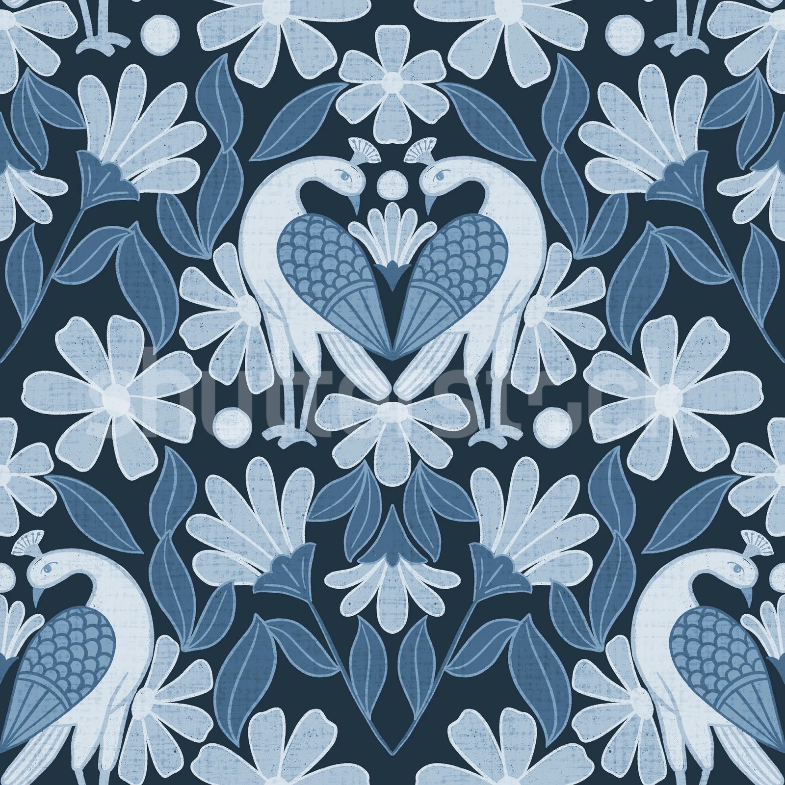 Dreamy Birds, Blue, Rebel Walls