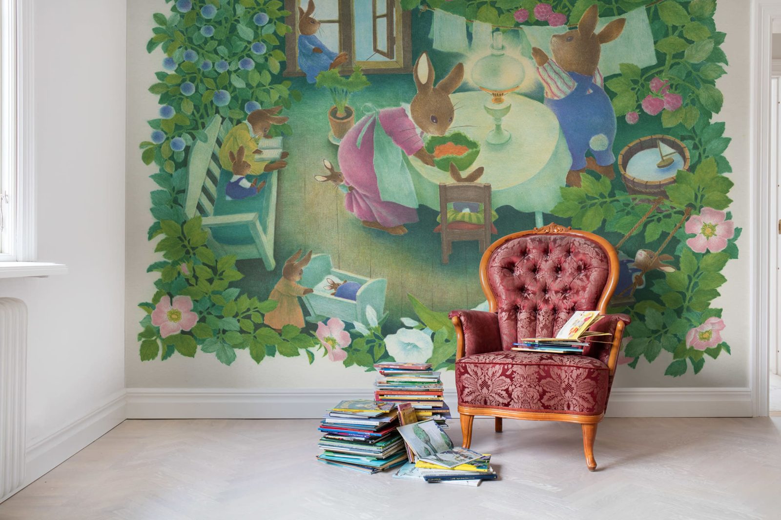 Rabbit Family, Verde, Rebel Walls 2