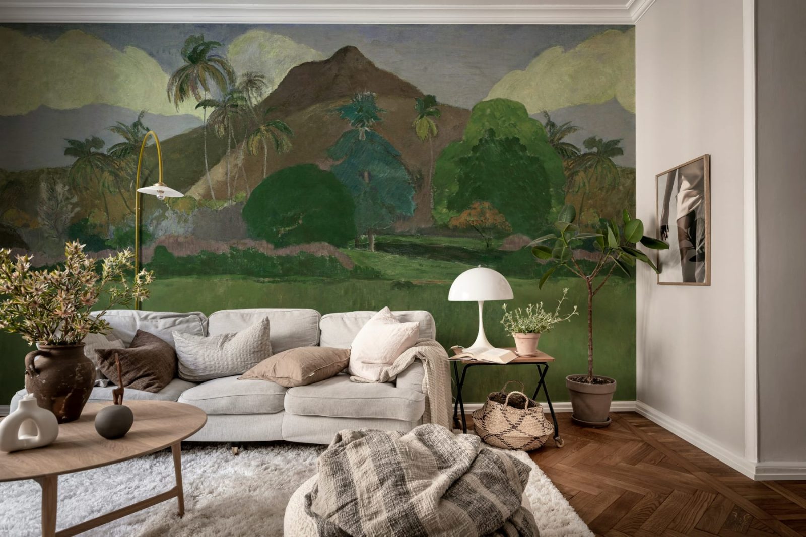 Tahitian Landscape, Green, Rebel Walls 2