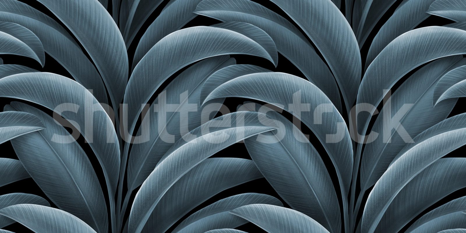 Grand Leaves, Blue, Rebel Walls