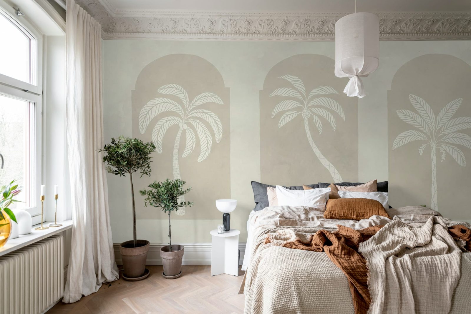 Palm Arches, Beige, Rebel Walls 2