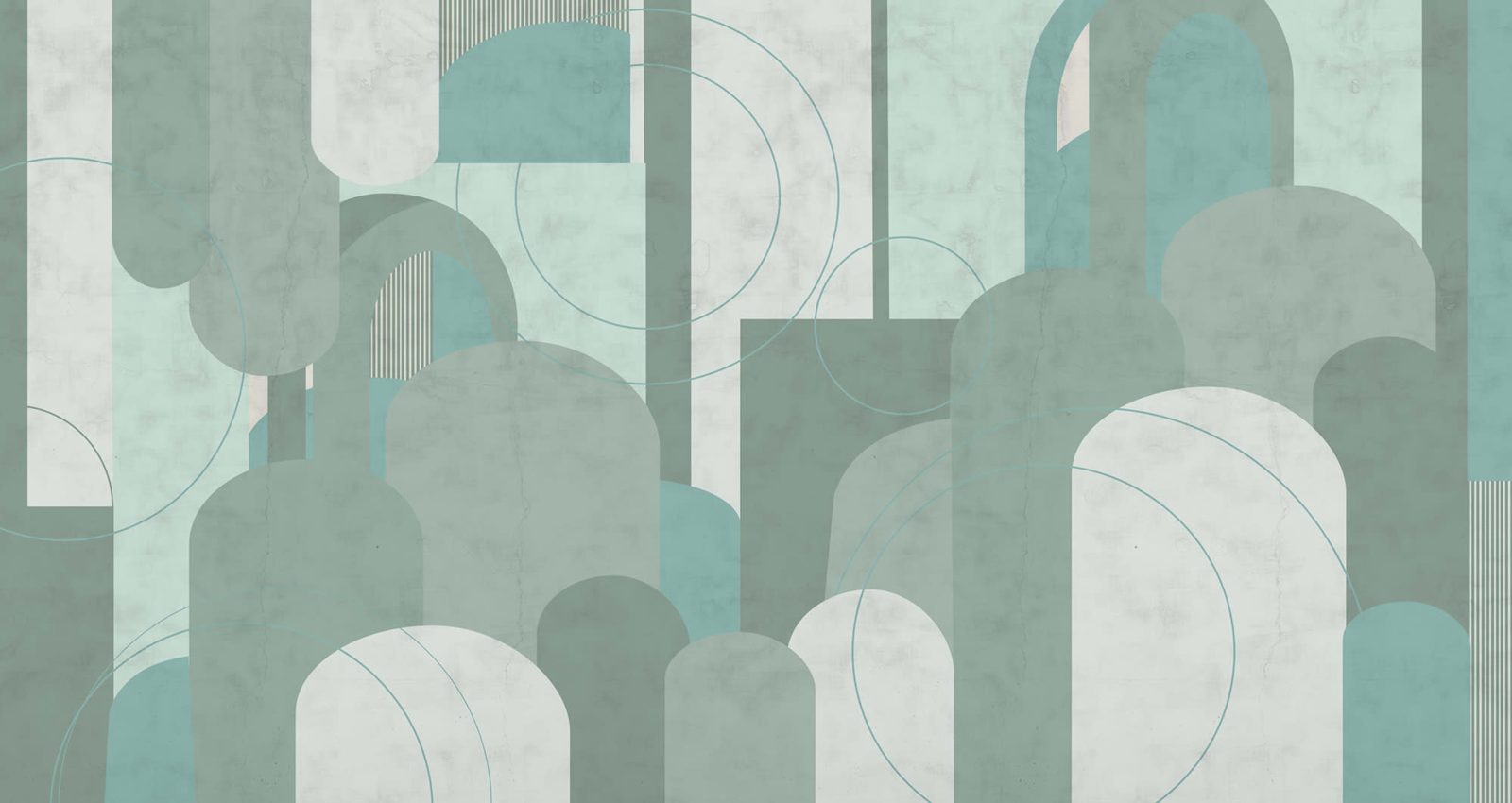 Lovely Arches, Green, Rebel Walls