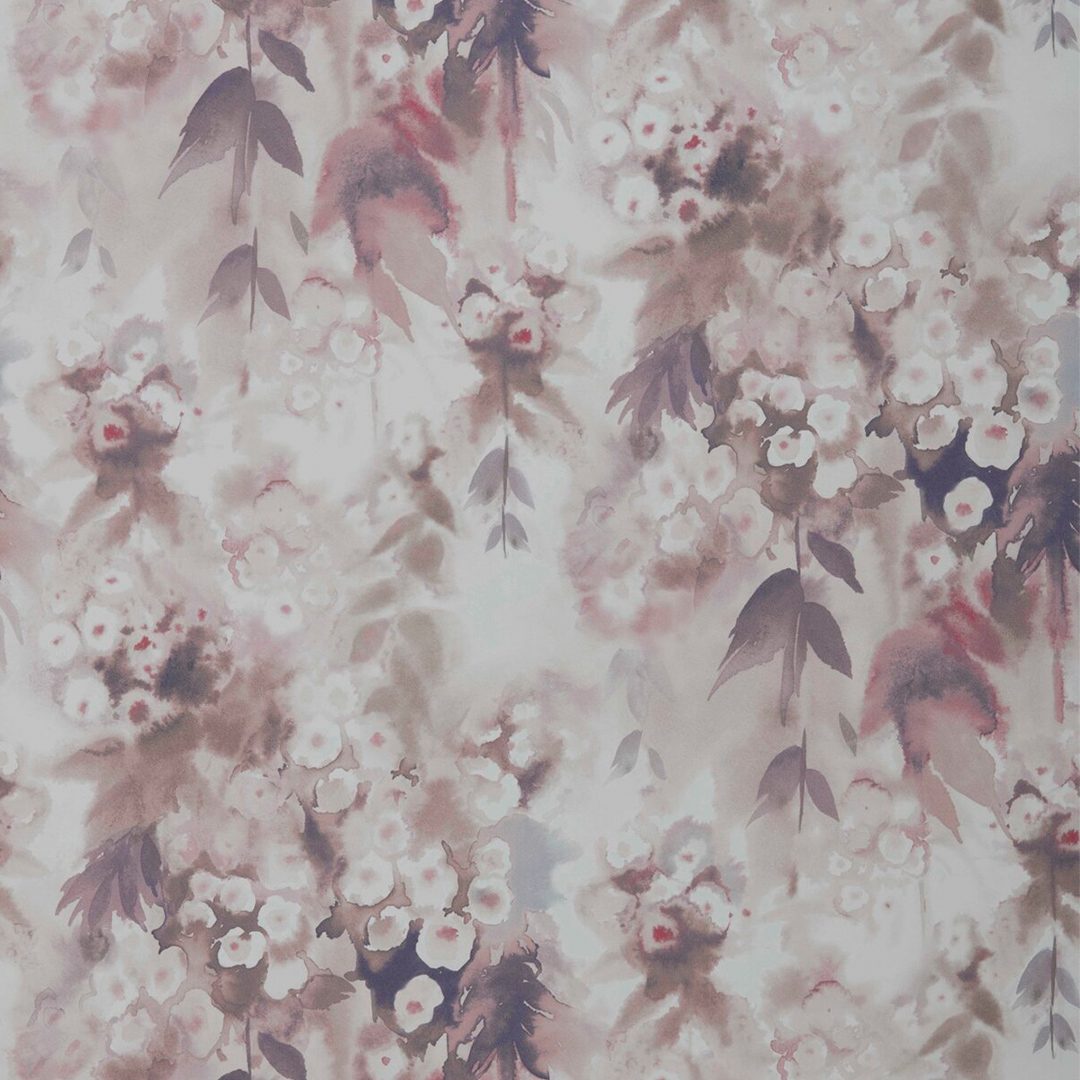 Cascade, Warm Sand Pink Luxury Floral, 1838 Wallcoverings, 5.3mp / rola