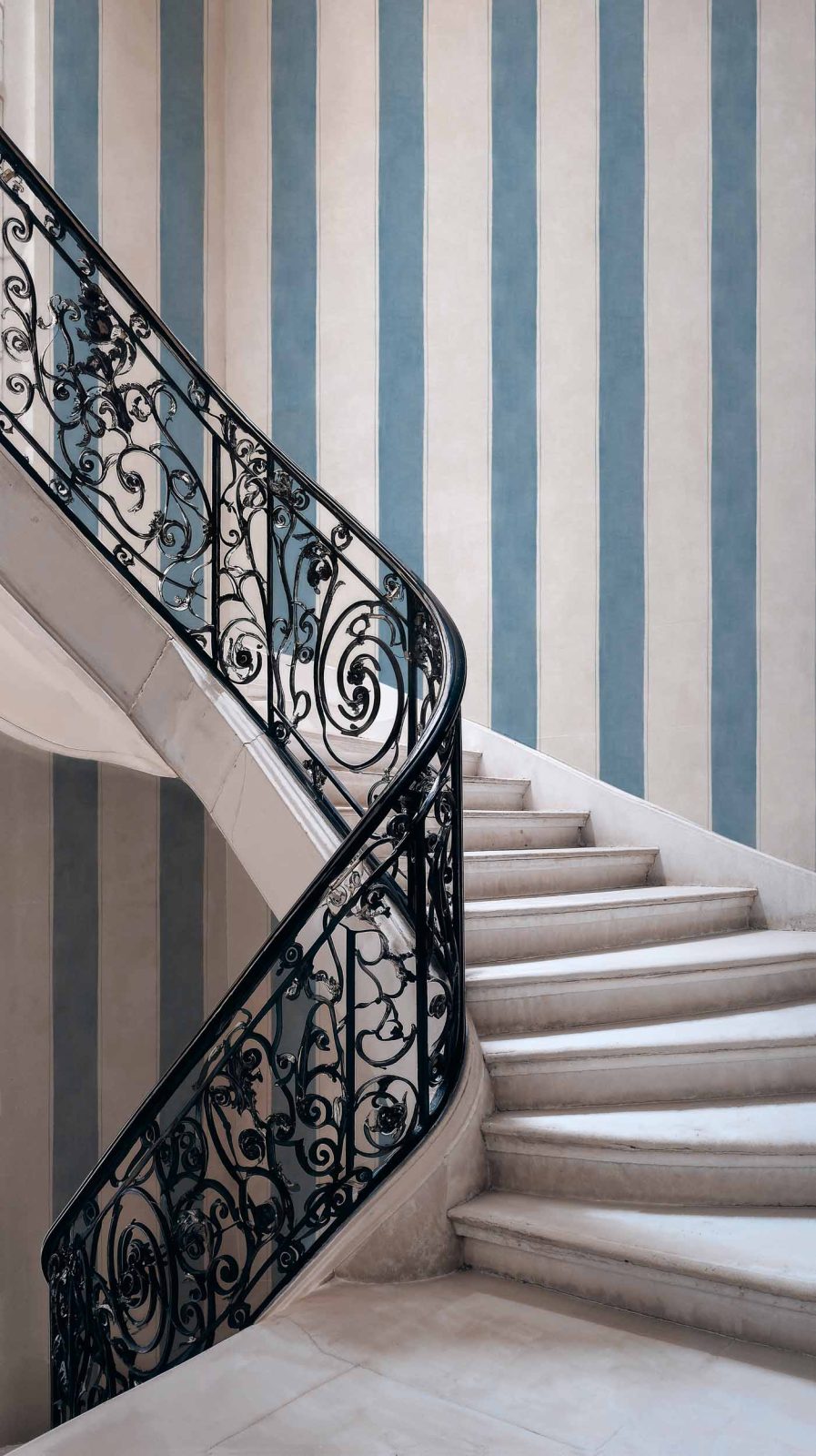 Florentine Stripe, Sapphire, Coordonne, 5mp / rola 2
