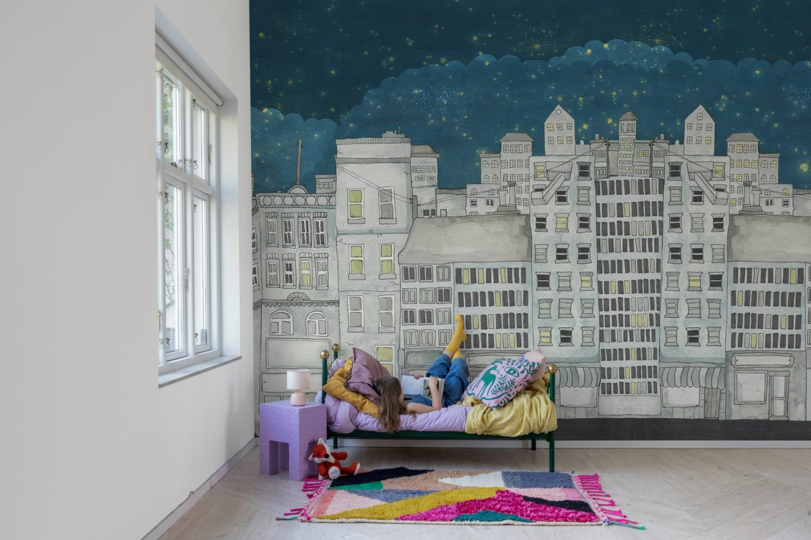 Funny Houses, Dark Blue, Rebel Walls 2
