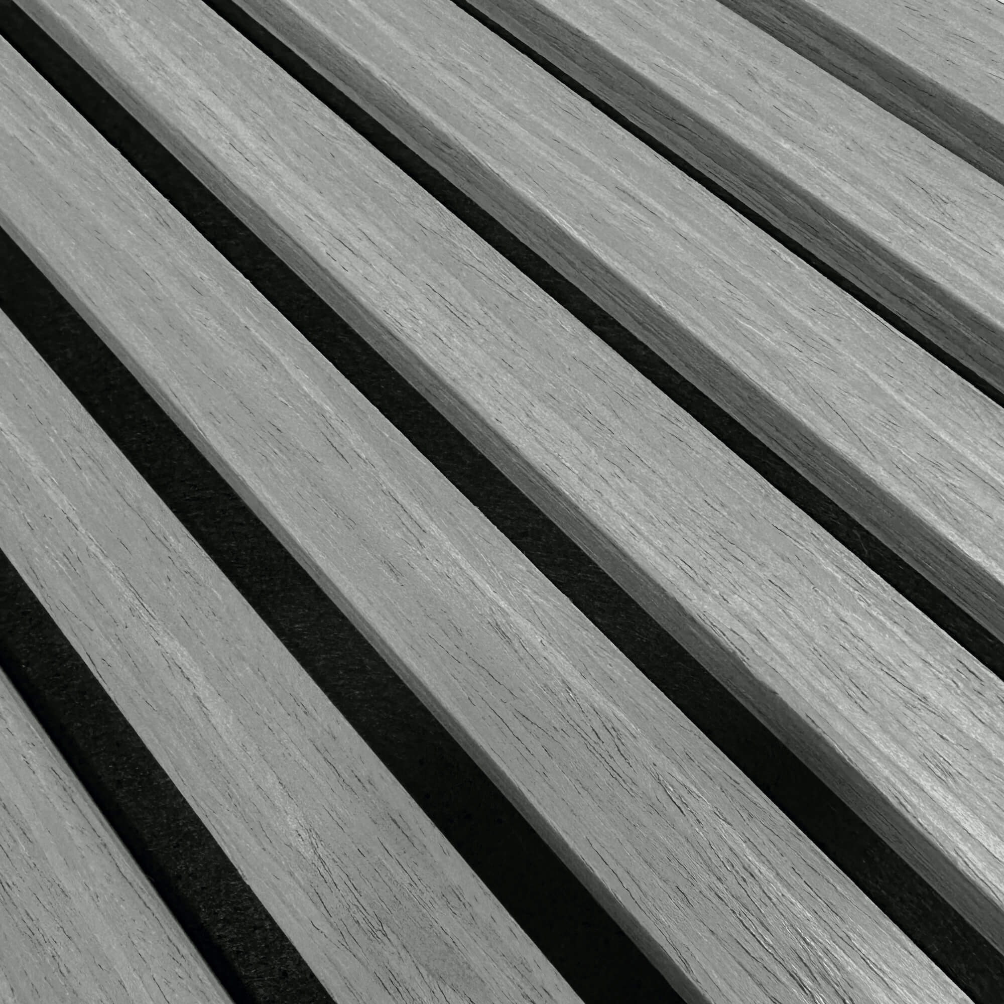 Riflaj decorativ MDF, Grey, fonoabsorbant, 270x28cm, Lamelio