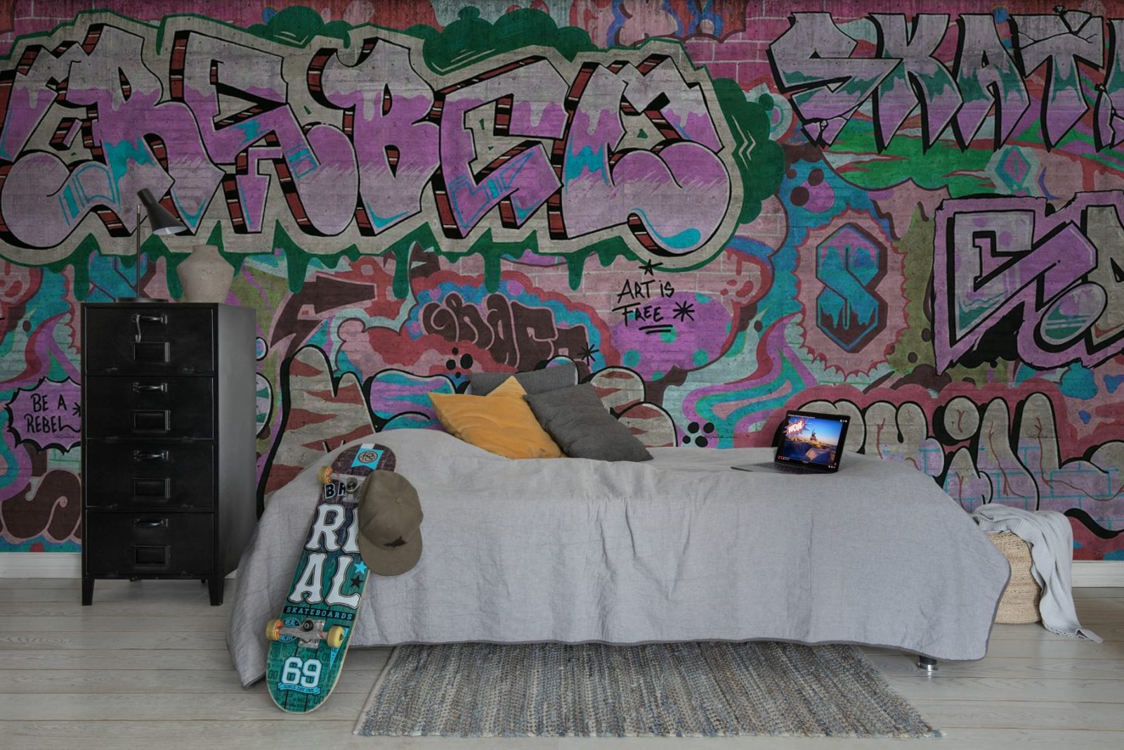 Graffiti, Pastel, Rebel Walls 3