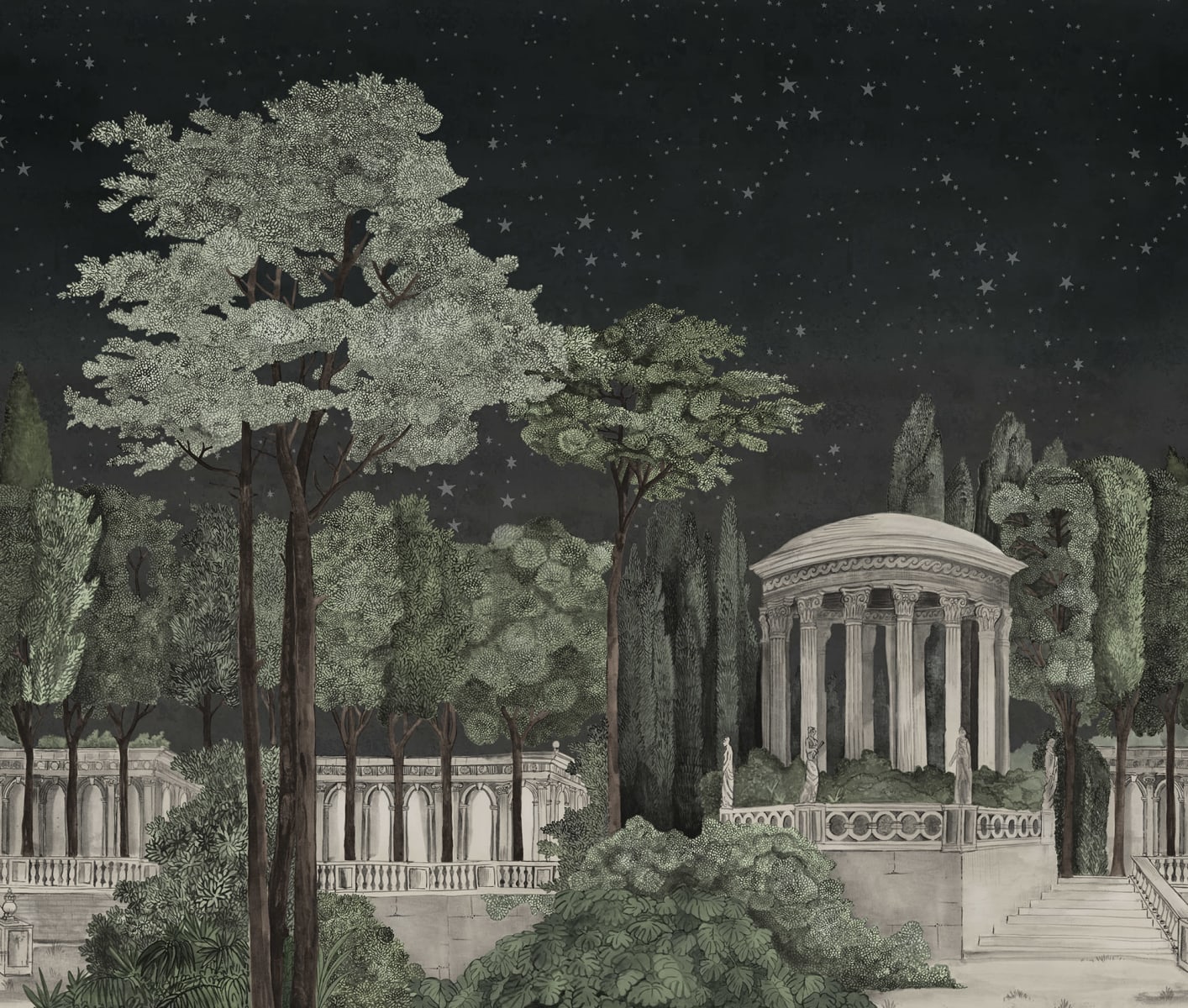 Chatsworth Park, Night, Rebel Walls
