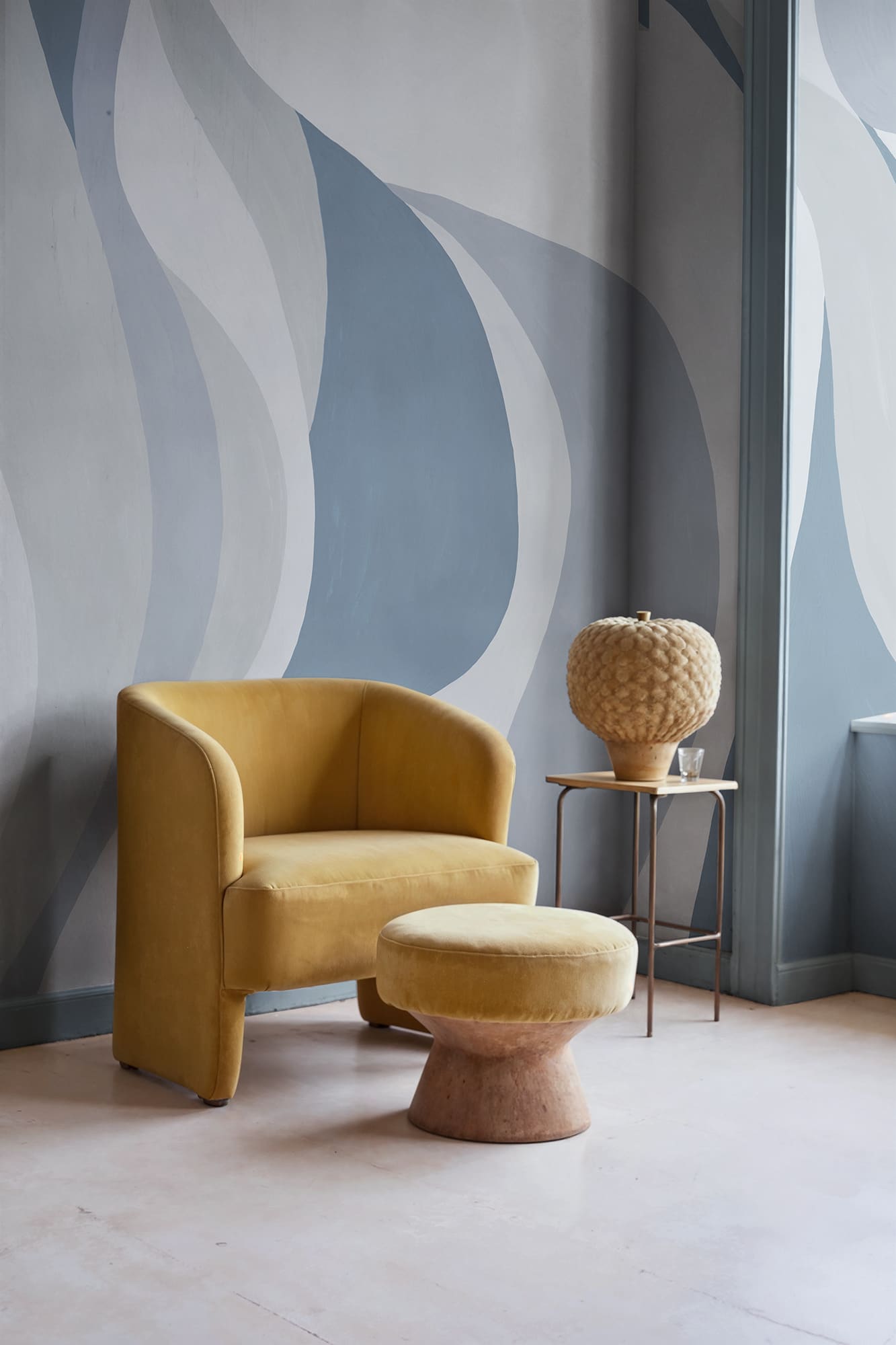 Velvet Flames, Blue, Rebel Walls 2