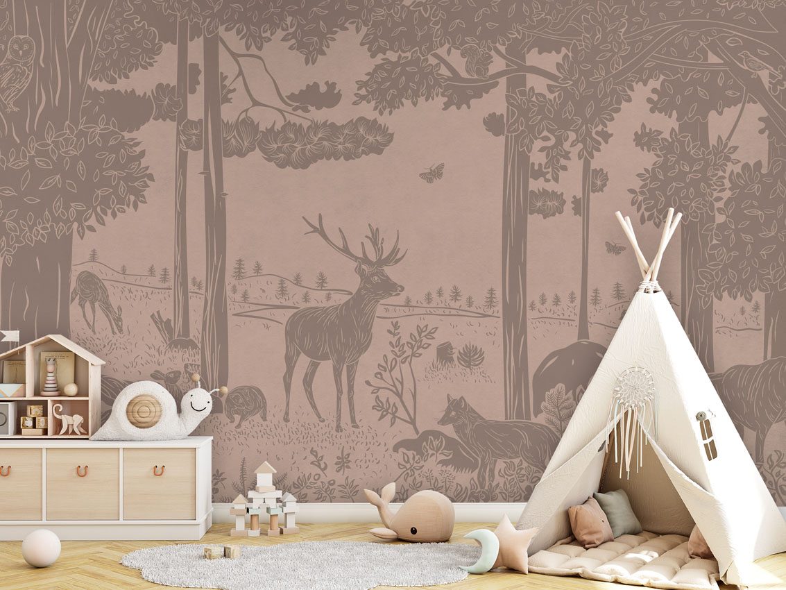 Monochrome Forest - Pink Vintage, Kikki Belle 5