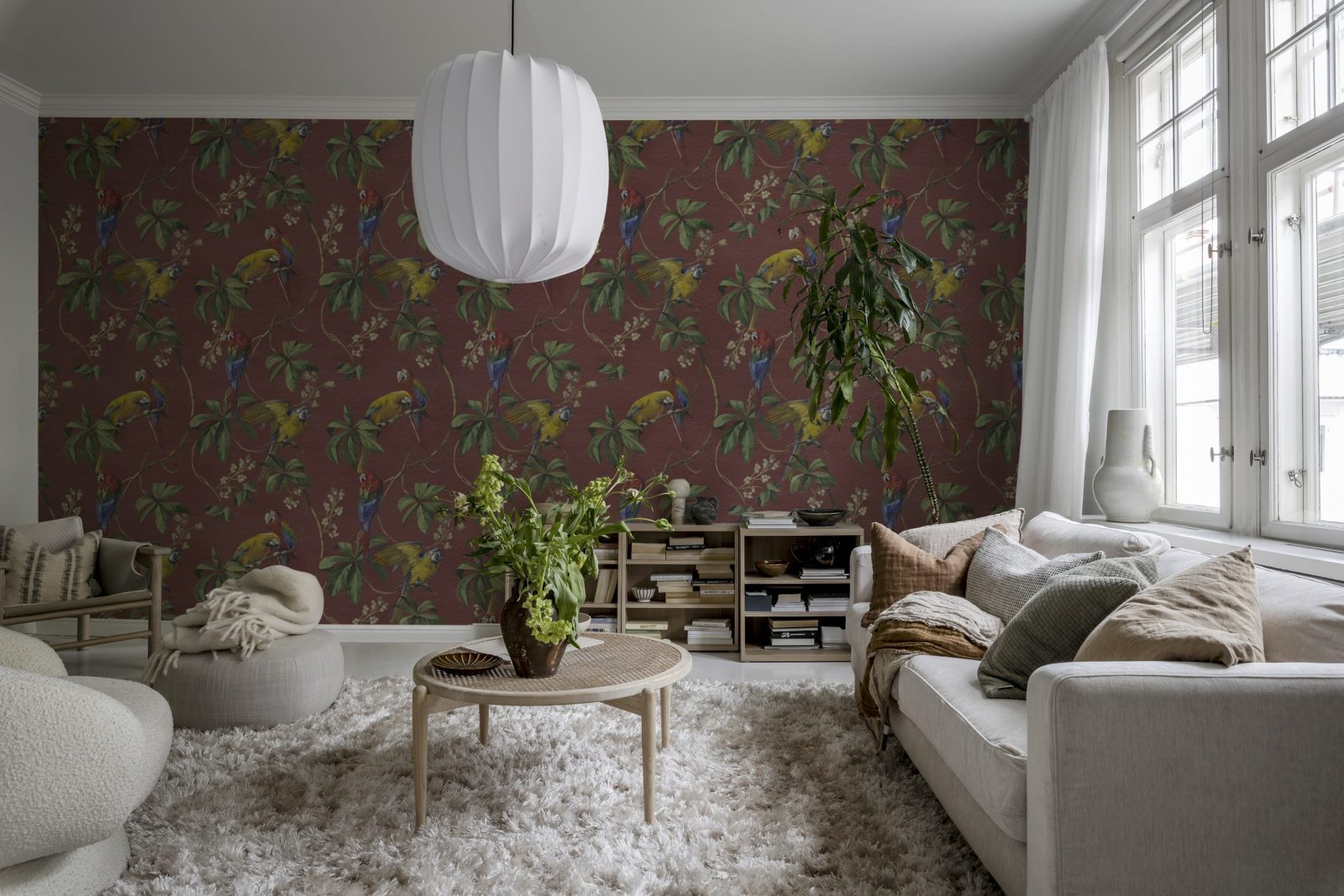 Parrots, Velvet, Rebel Walls 3