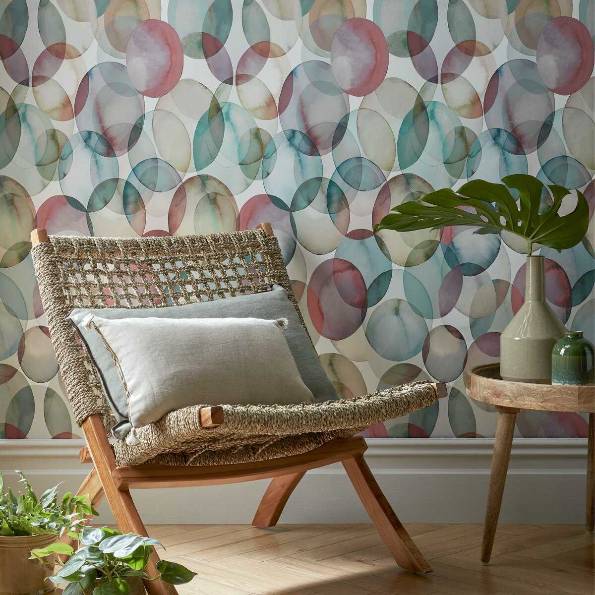 Honesty, Peridot Green Luxury Geometric, 1838 Wallcoverings, 5.3mp / rola 2