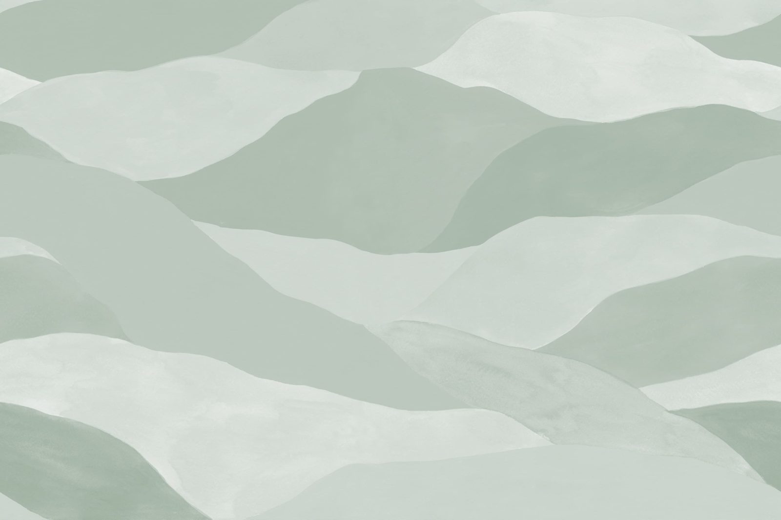 Misty Peaks, Light Green, Rebel Walls