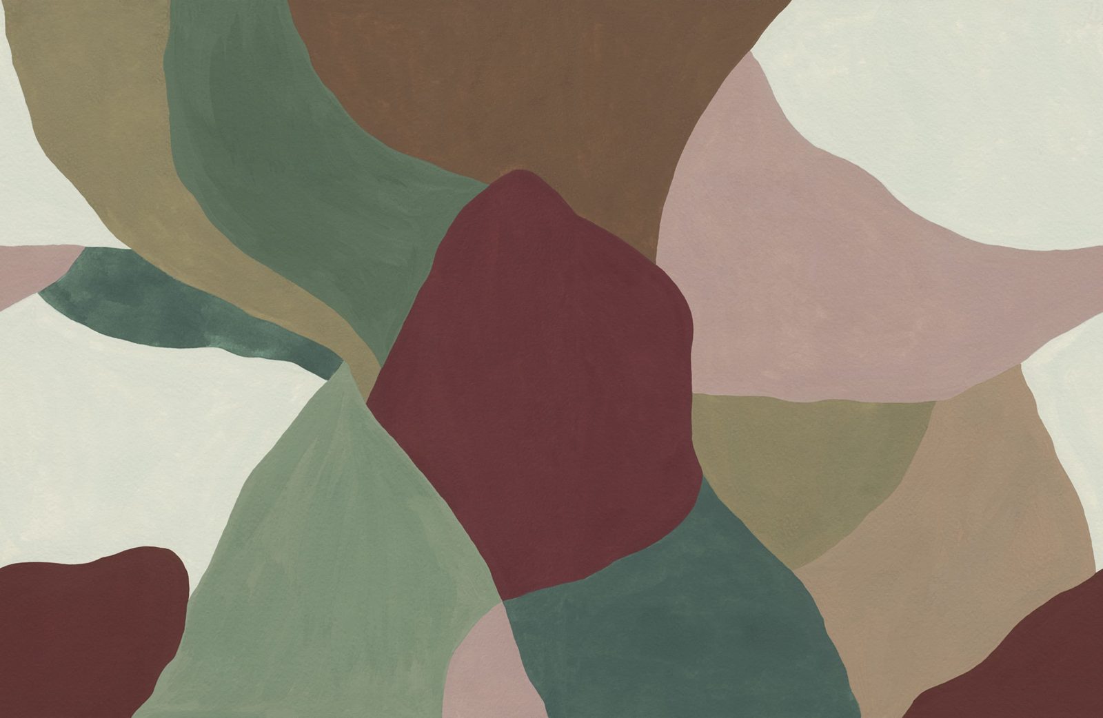 Abstract Fields, Green & Red, Rebel Walls