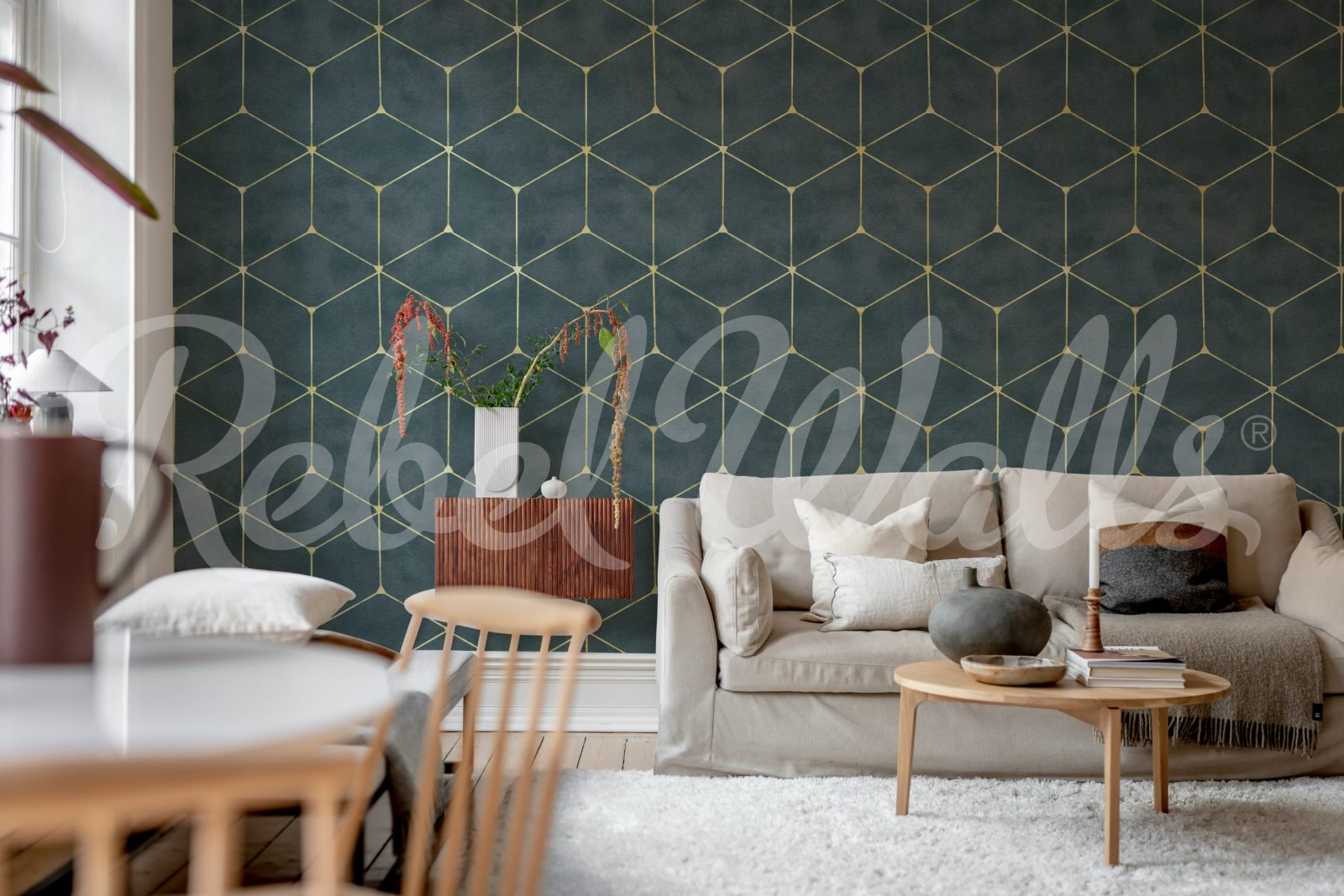 Hexaeder, Blue, Rebel Walls 2