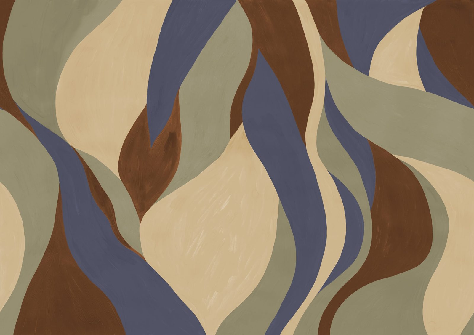 Velvet Flames, Brown, Rebel Walls