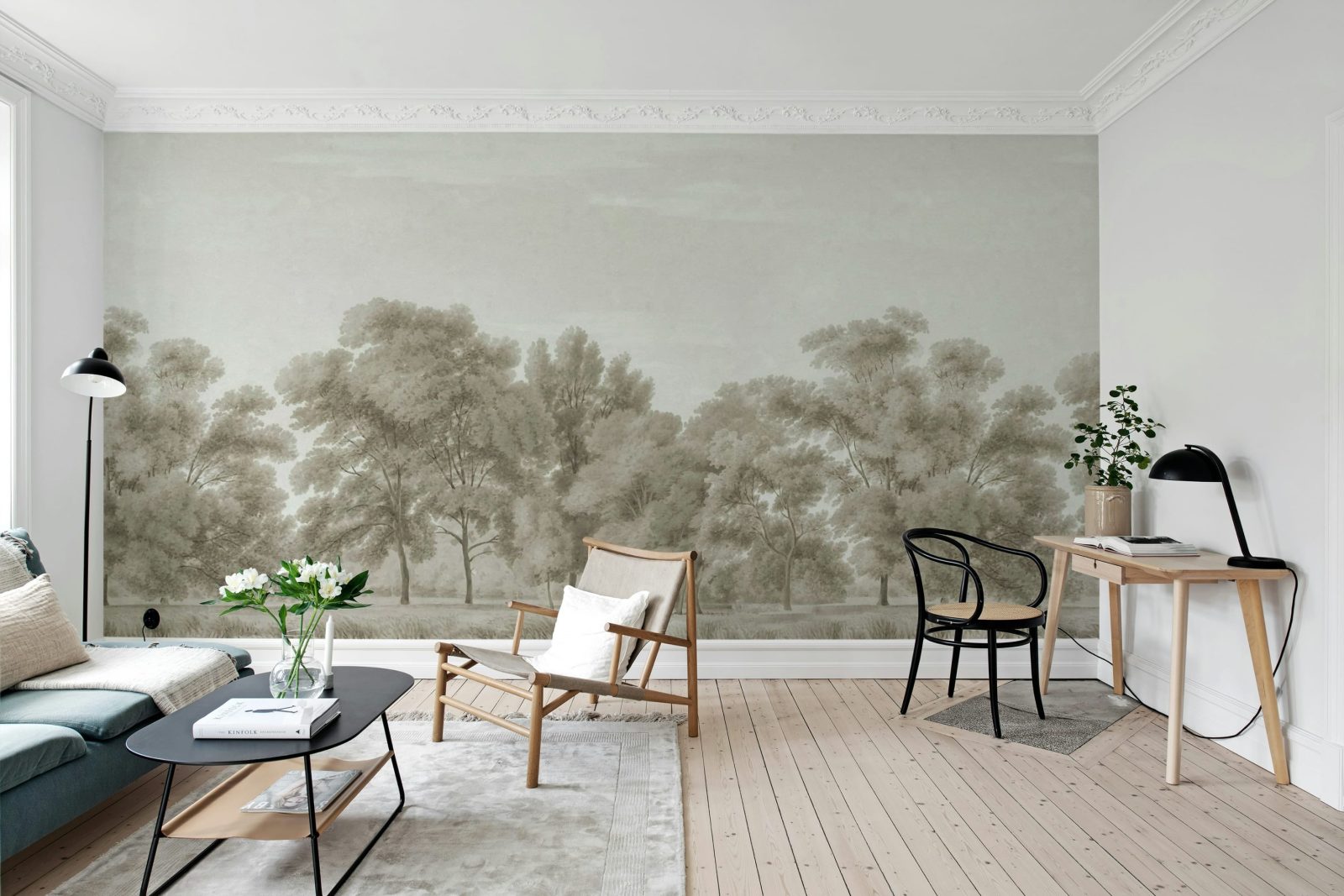Whispering Forest, Beige, Rebel Walls 2