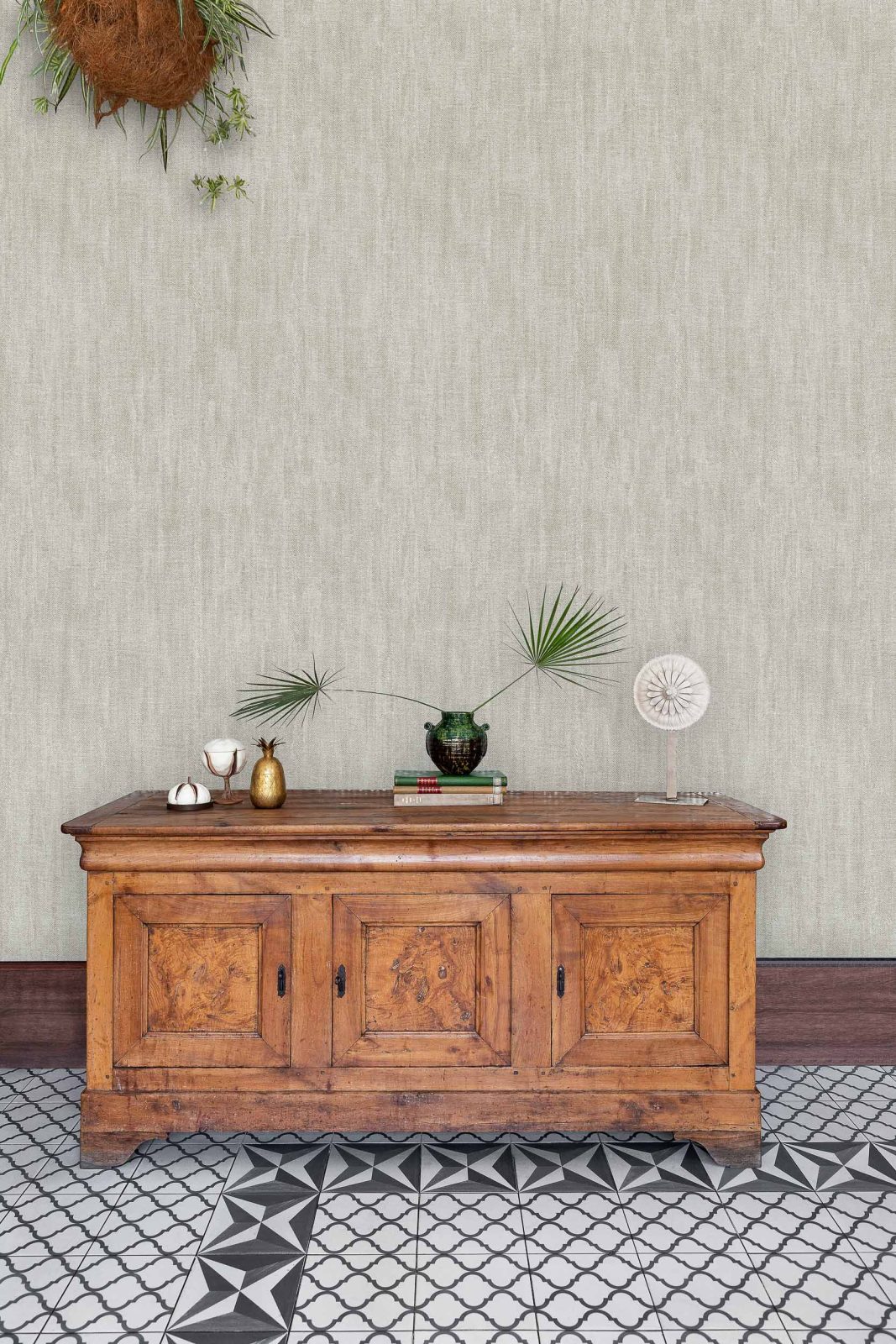 Sergé Single, Taupe, Palette, Coordonne 5.3mp / rola 4