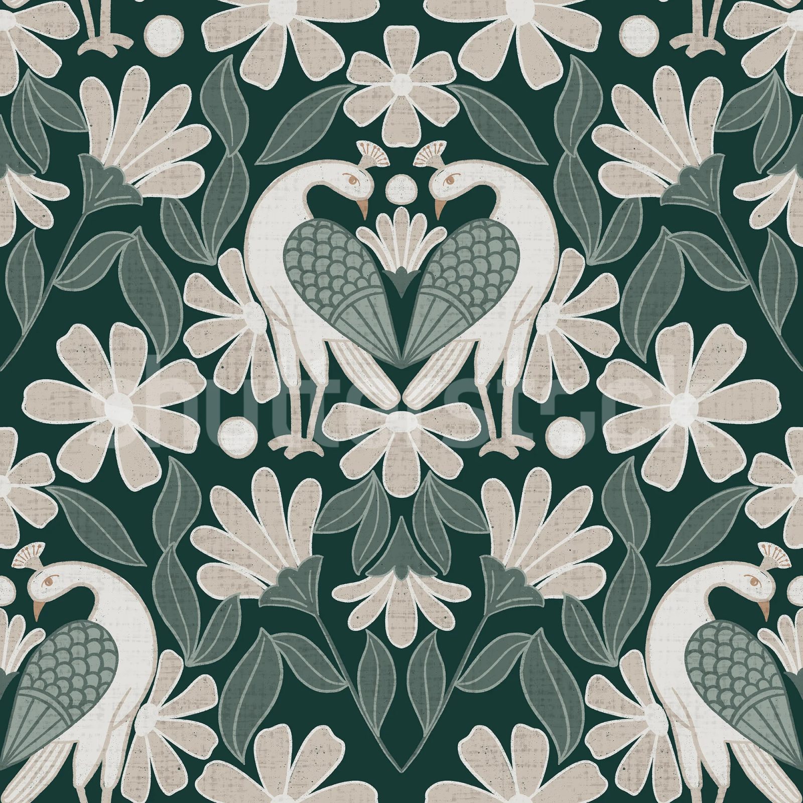 Dreamy Birds, Green, Rebel Walls