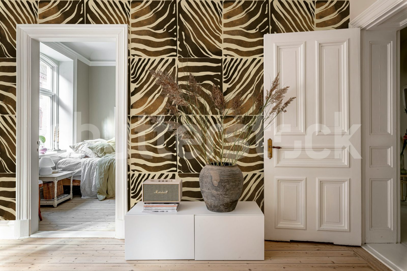Savanna Stripe, Brown, Rebel Walls 3