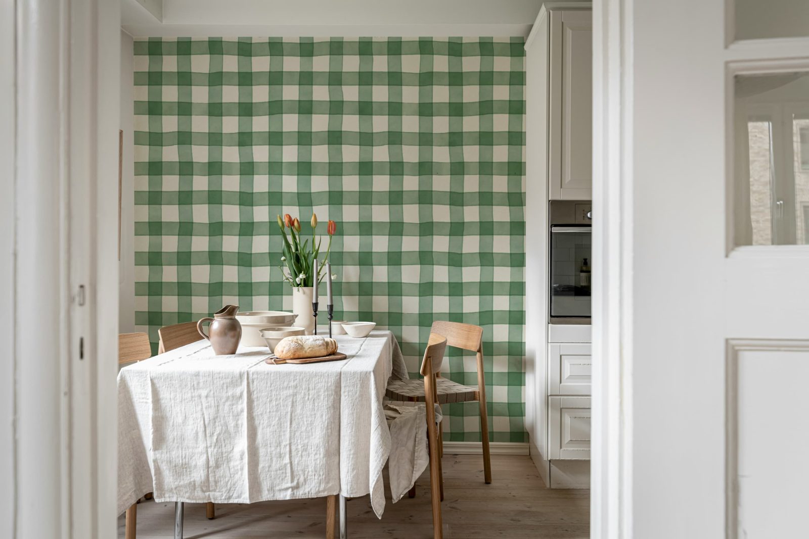 Gingham, Green, Rebel Walls 2