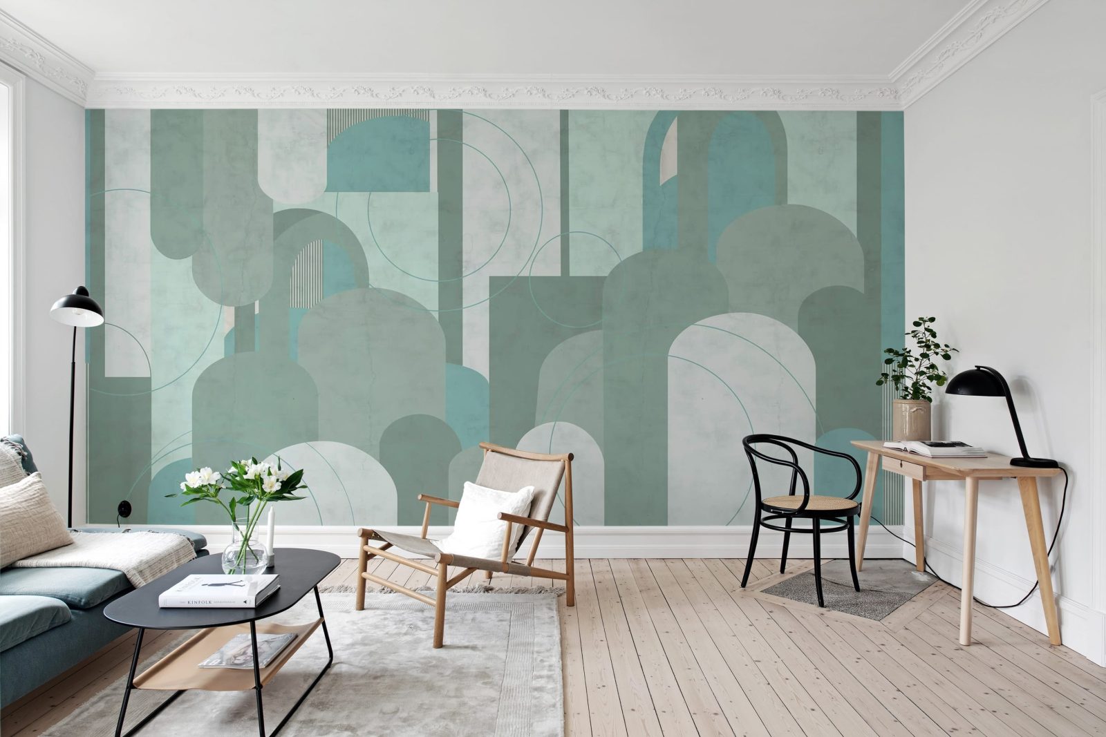 Lovely Arches, Green, Rebel Walls 3