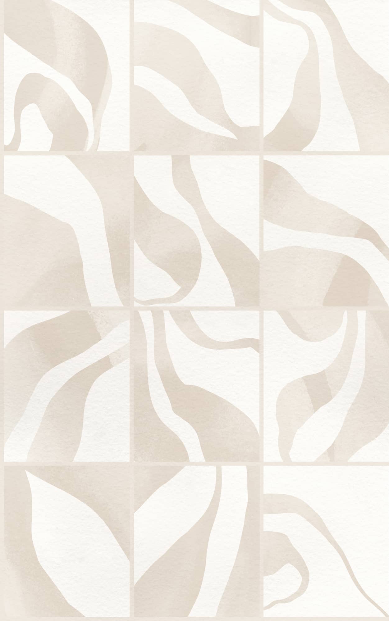 Floating Tiles, Beige, Rebel Walls