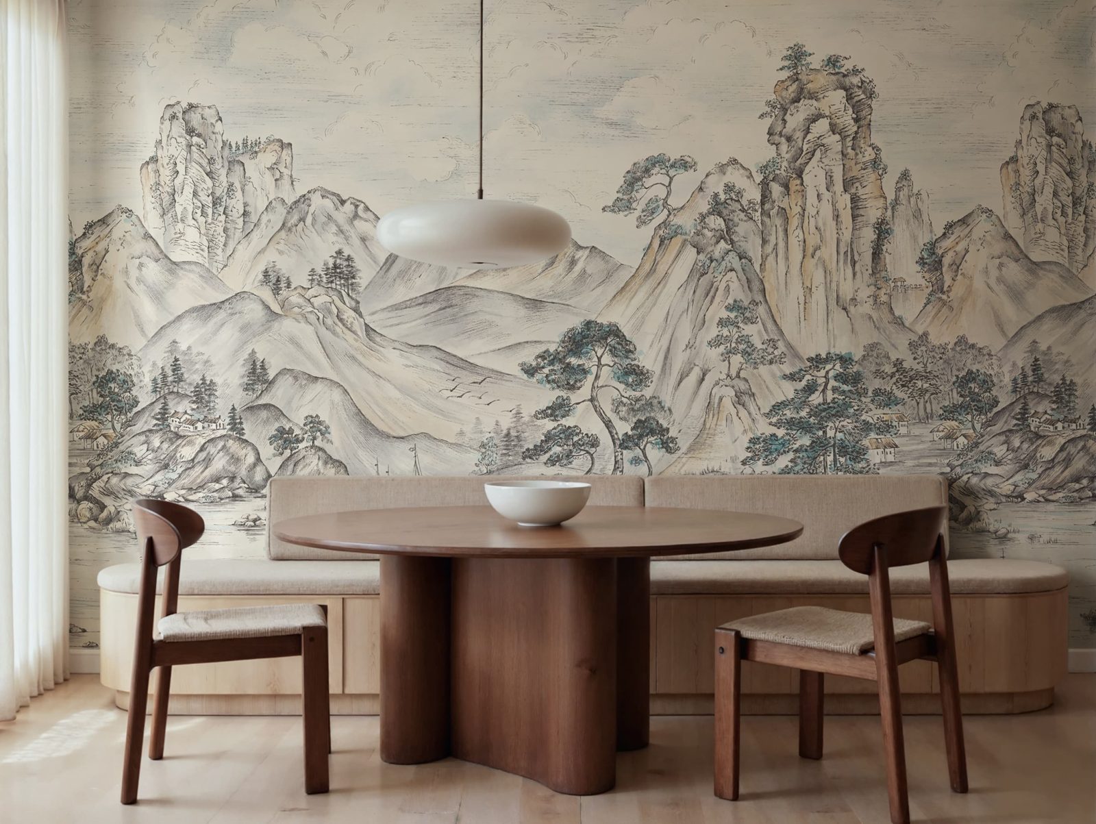 Timeless Pines, Beige, Rebel Walls 2