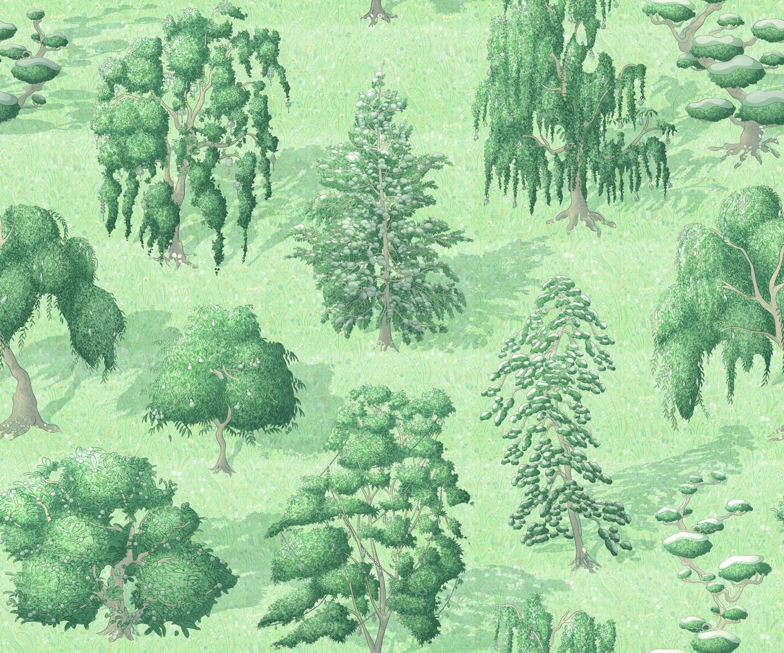 Yggdrasil Forest, Green, Rebel Walls